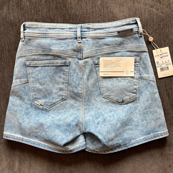 Salsa Denim Push-In Glamour Women’s Jean Shorts size 28. NEW! - Picture 4 of 6